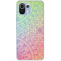 Xiaomi Mi 11 mandala pastel bedrukt siliconen hoesje