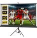 Homcom écran de projection - plastique - 235,8 x 8 x 136 cm - noir