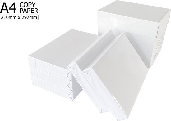 'merkloos'' Kopieer- en printpapier A4 75 grams - 5 x 500 vel - wit