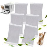 Merkloos Kattenbakfilter Actieve Koolstof 6 stuks Universeel