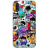 Samsung Galaxy A01 Bedrukt siliconen hoesje Graffiti 2