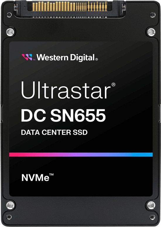 Western Digital Ultrastar DC SN655 30 TB U.3 PCI Express 4.0 NVMe TLC 3D NAND