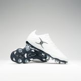 Gilbert Icon X 8S chaussures de rugby - taille 9.5 - blanc pour adultes.