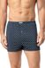Mey Boxer short Série Sleek Circles Yacht Blue Hommes Coton/Élasthanne Taille S