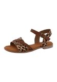 MUSTANG Sandaal sand / cognac / zwart