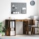 Maison Exclusive - Bureau Chêne fumé Panneau de particules 130 x 50,5 x 75 cm