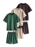 Next - Jongens - Set van 3 korte pyjama's - Zwart