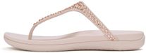 FitFlop Solay Mixed-Crystal Toe-Post Sandals Dames Sandalen - Nude Rose