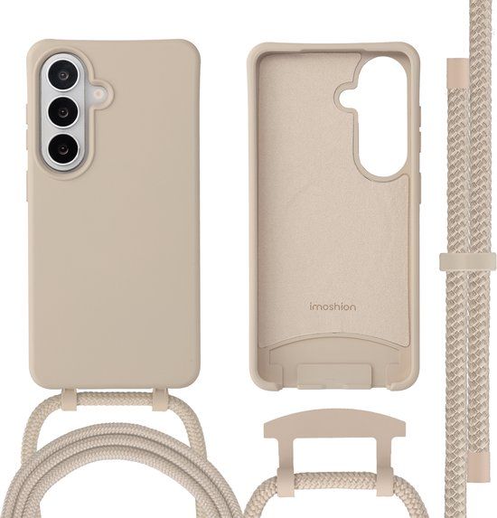 imoshion Color Backcover met afneembaar koord met MagSafe voor de Samsung Galaxy S26 - Nude