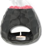 Scentchips® Bol Gebeiteld - Waxbrander - Zwart