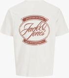 Jack&jones Jjandrej Tee Ss Crew Neck Cloud Dancer | Wit | Maat: XL