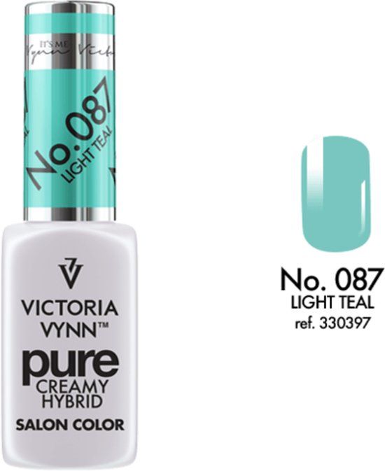 VICTORIA VYNN Gel Nagellak - Gel Polish - Pure Creamy Hybrid - Light Teal - 8 ml - 087 - 5902533303977