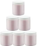 Claudius Cosmetics B.V. Scrubzout Rozen 300 gram - Pot met witte deksel - set van 6 stuks - Hydraterende Lichaamsscrub