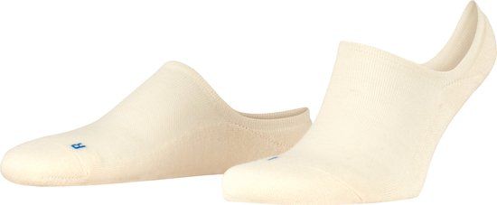 FALKE Keep Warm anatomische pluche zool merinowol footies unisex wit - Maat 42-43