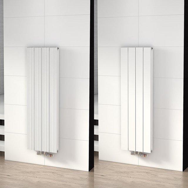 Maxaro Aluminium Designradiator Ceres Glanzend Wit 1285 Watt 37,5x120cm Verticaal