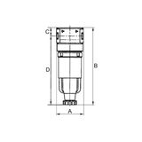 RIEGLER FV 05 K-HA voorfilter »multifix-mini«