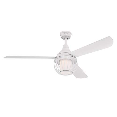 Westinghouse Lighting Graham 72207 plafondventilator - 132 cm - dimbare led - opaalmelkglas - inclusief afstandsbediening