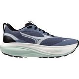 Mizuno Wave Rider GTX 4 Dames Trailschoen - Blauwgrijs/Mint, Maat 40