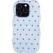 Selencia Vivid Wavy Backcover met MagSafe voor de Apple iPhone 15 Pro - Happy Dots Digital Sky
