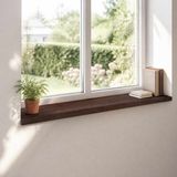 vidaXL - Raamprofielen - 2 stuks - Donkerbruin - 110 x 25 x 2 cm