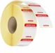 HENDI Voedselveiligheidsstickers, Rood, 1000 stuks