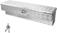 VEVOR Truck Bed Tool Box, Aluminium Gereedschapskist Met Profiel, Opbergorganizer Met Slot en Sleutel, 1219 X 340 X 330 Mm