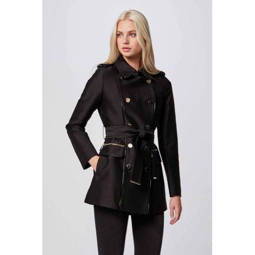 Morgan trenchcoat zomer zwart