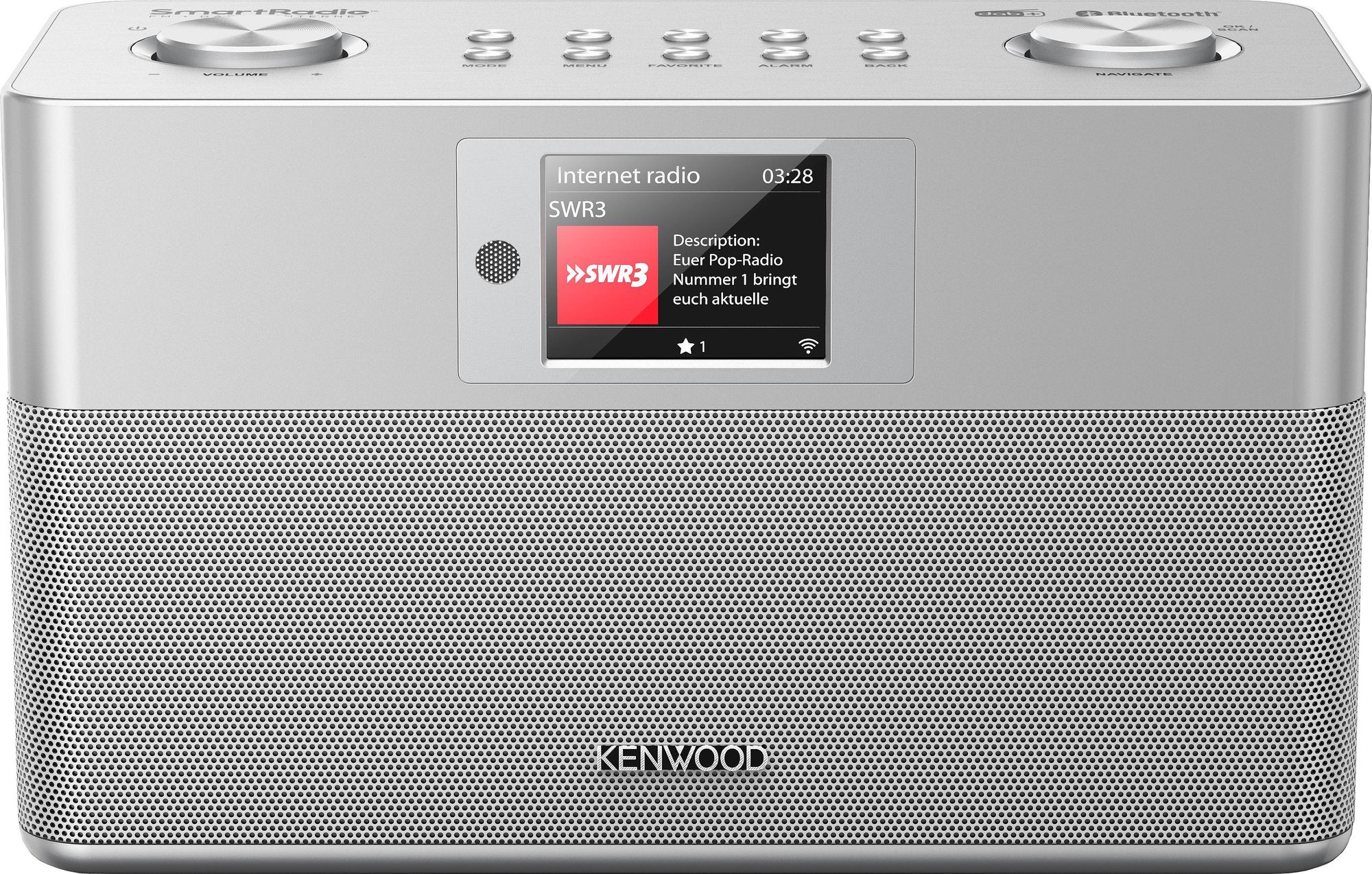 Kenwood CR-ST100S Smart Internet Radio - DAB+ - Silver
