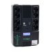 U-Power UPS 850VA UPS Ononderbroken voeding, 480 W, LCD-display, 8 Schuko-stopcontacten, USB, RJ45, elektrische bescherming voor pc en netwerk