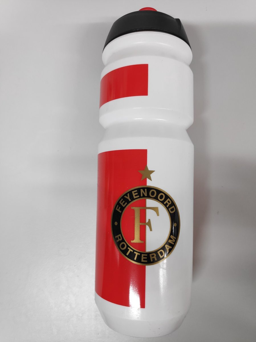 Feyenoord Bidon wit/rood 750 ml