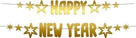 Folat Letterslingers 'Happy New Year' Goud Papier