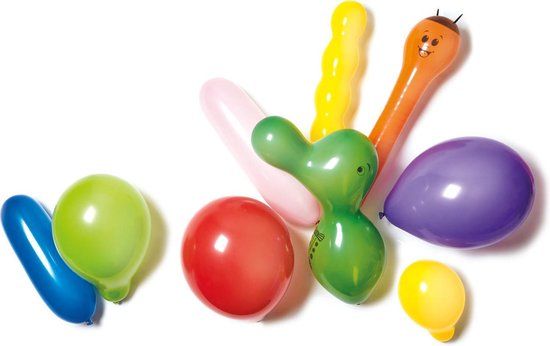 amscan Riethmüller 50 Latex Ballonnen Vorm & Kleur Assorti