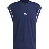 Adidas Performance Adidas Basketball All-World Mouwloze Tanktop - Heren - Blauw