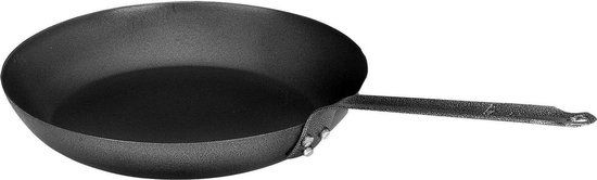 Lacor Koekenpan Tri 40 cm Plaatstaal | Zwart | Metaal | Antikleeflaag