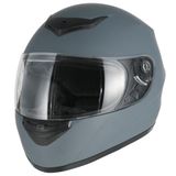 Favoto Integraalhelm, scooterhelm, ademend, voor dames en heren, volwassenen, veiligheidsbescherming, ECE-gecertificeerd, 57-58 cm, grijs
