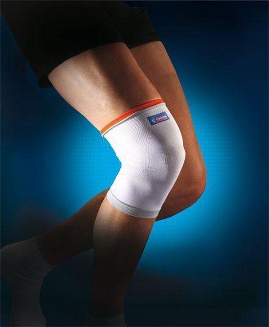 Thuasne Sport Knie Sleeve - Lichtgrijs - Maat M - Basis ondersteuning - Volwassenen - 2021/2022