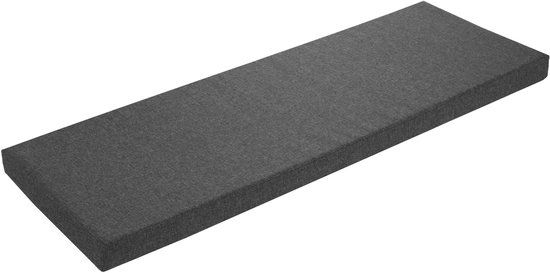 Sleepling bankkussen - zitkussen 110x40 cm - donkergrijs
