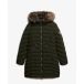 Superdry Fuji doudoune courte à capuche avec fausse fourrure - Femme - Vestes matelassées