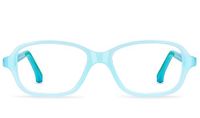 GAFAS NANO BABY - SLEEK REPLAY 3 0_4-6 AÑOS C: AZUL TURQUESA CLARO CRISTAL/AZUL TURQUESA/VERDE/44x13x115