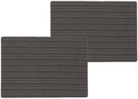 Wicotex Placemats Othos - 10 stuks - Zwart - 30 x 43 cm