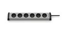 EHMANN 0200x00062301 Stekkerdoos, universeel, 6-voudig, 1,5 m snoer