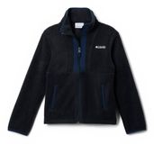 Columbia Back Bowl™ Ii Fleece Met Volledige Rits Zwart 8 Years Jongens,Meisjes
