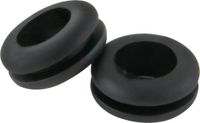 SeKi Matrix Handels GmbH Rubber Grommet Assortiment 180 Stuks - Zwart