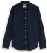 Tom Tailor Heren 1052323 Fitted overhemd met patroon, 40679 - Dark Blue White Dot Design, XXL