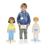 Janod - Un Jour… Le Doctor – speelgoed voor het werk – 51 accessoires – grote figuren 65 cm – ontwikkelen de fantasie – FSC-gecertificeerd – vanaf 3 jaar – J06621