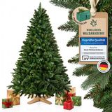 Merry Tree Premium Kunstkerstboom 180 cm - Groen - PVC/PE - Houten voet