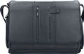 Piquadro Urban Sacoche en cuir 43 cm Compartiment pour ordinateur portable Noir