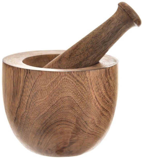 Orion Houten Vijzel Mangohout 13,5 x 10,5 cm
