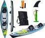 Tahe Hp2 Kayak Air Breeze Kanu gonflable complet pour 2 personnes, 410 cm