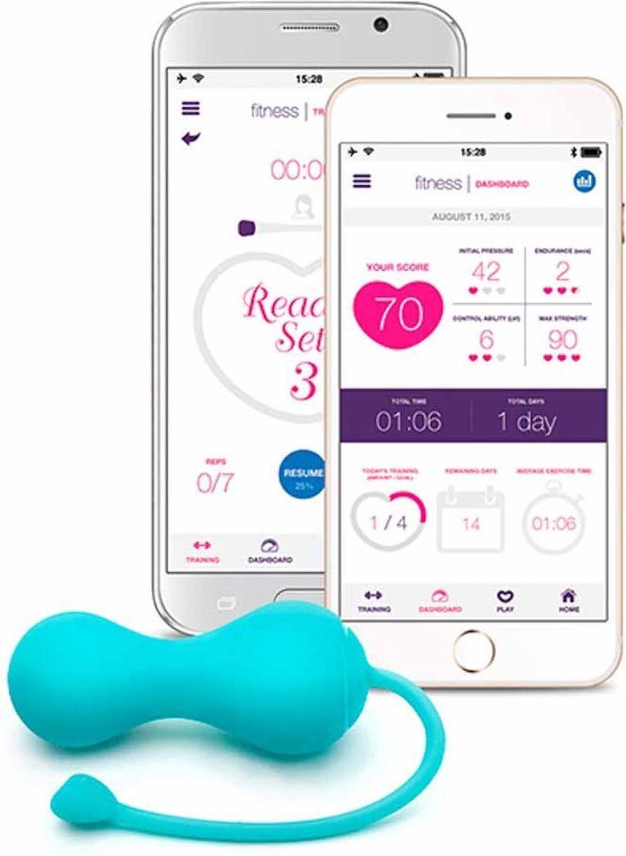 OhMiBod Lovelife by - Krush App Connected Bluetooth Kegel Turquoise